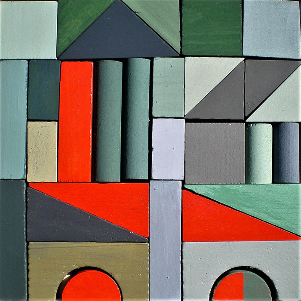 Scatole Creative Di Verde e di Rosso