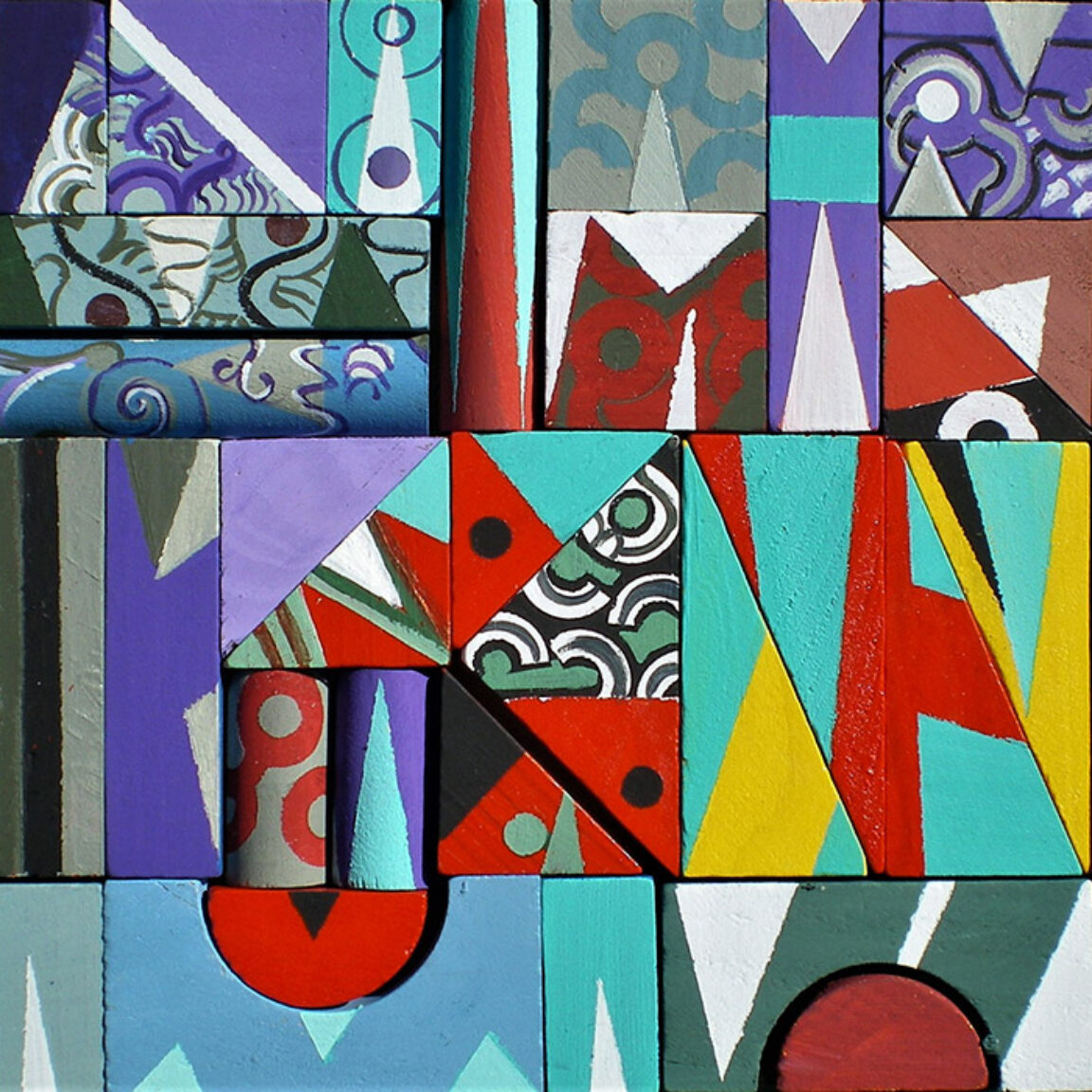 Scatole Creative Turchese tra il Rosso