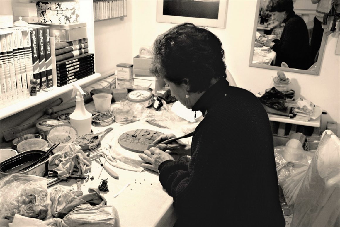 L'artista AnnaMaria Secci